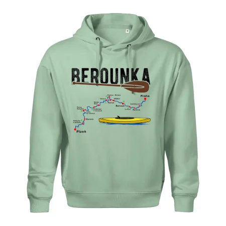 Mapa řeky Berounky