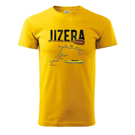 Mapa řeky Jizery