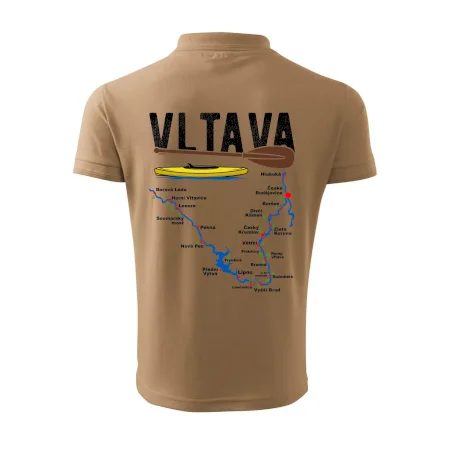 Mapa řeky Vltavy