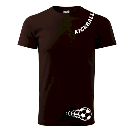 Kickball nápis šikmo