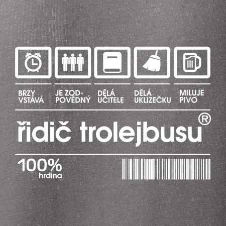 Čárový kód -  Řidič trolejbusu