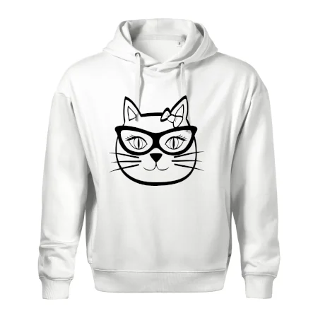 Kočičí holka s brýlemi