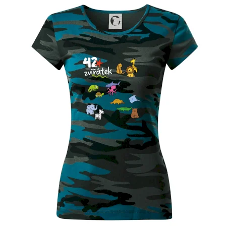 Tričko + 42 nažehlovacích zvířátek