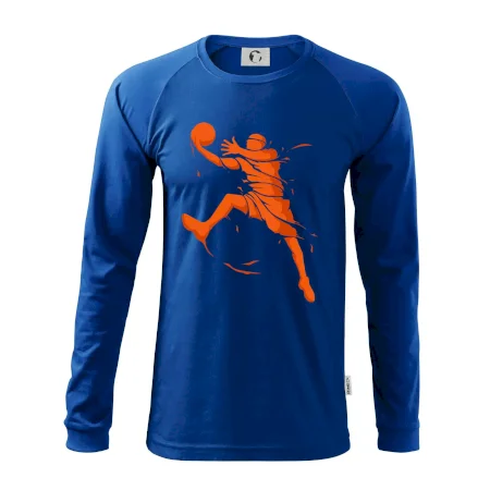 Basketball player splash
