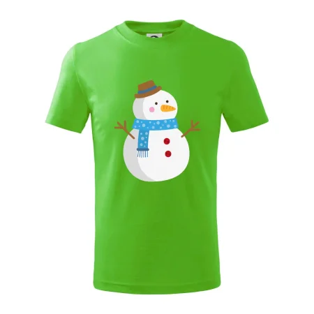 Sněhulák se šálou