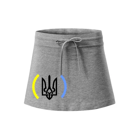 Ukrajina trojzubec s barvami