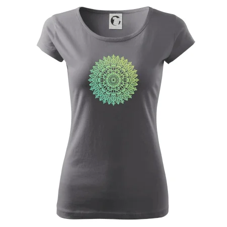 Mandala zelenožlutá