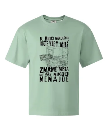 K řidiči náklaďáku buďte vždy milý