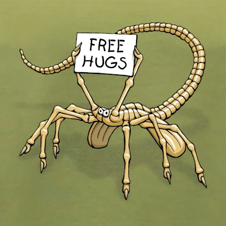 Vetřelec - free hugs (Hana-creative)