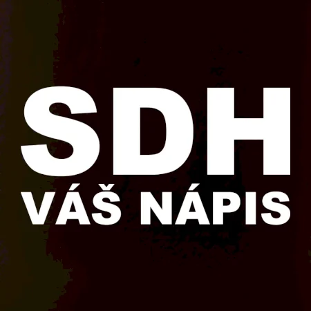 SDH nápis - vlastní nápis