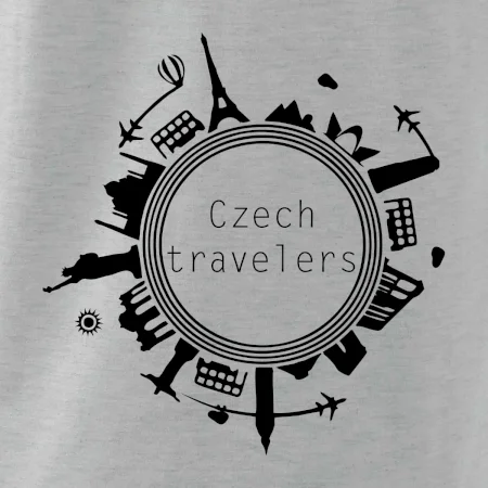 Czech Travelers jednobarevný