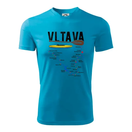 Mapa řeky Vltavy