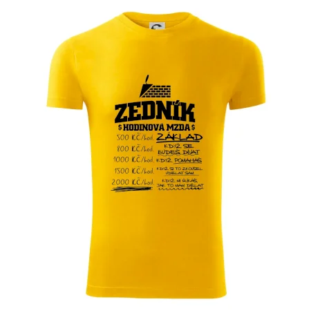 Hodinová mzda zedník