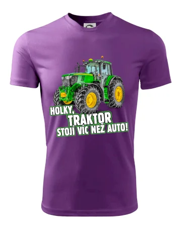 Holky, traktor stojí víc než auto
