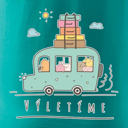 Výletíme obytňák kreslený