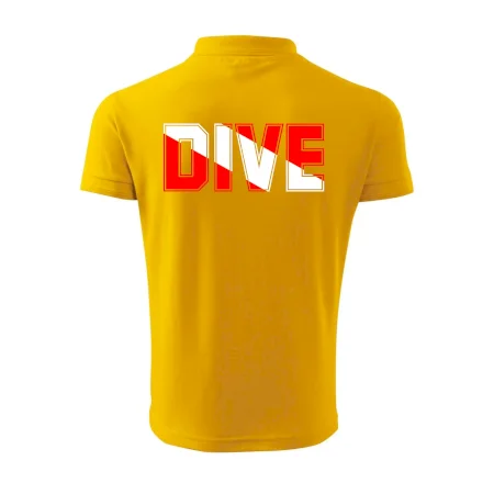 Dive nápis vlajka