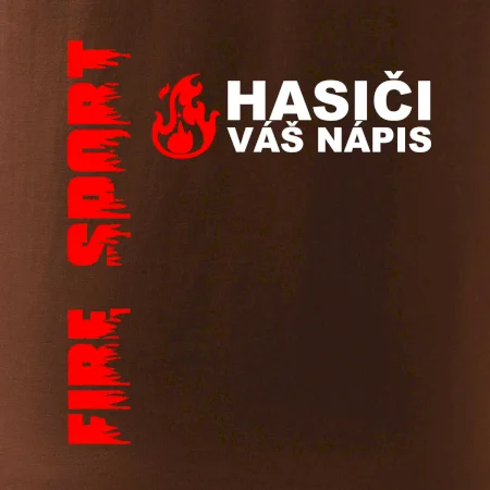Hasiči (oheň,  Firesport, název sboru - vlastní nápis)