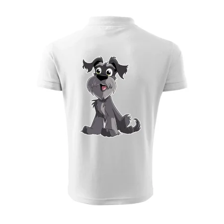 Knírač kreslený sedící