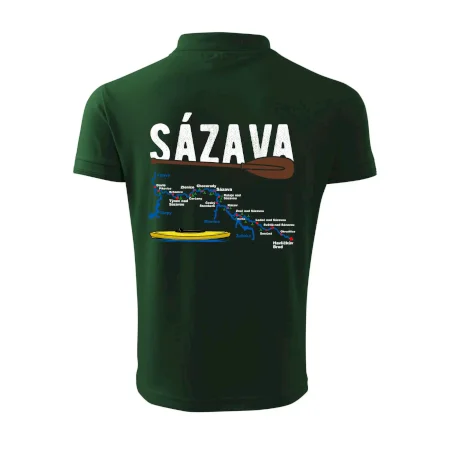 Mapa řeky Sázavy