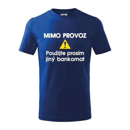 Mimo provoz - použijte jiný bankomat