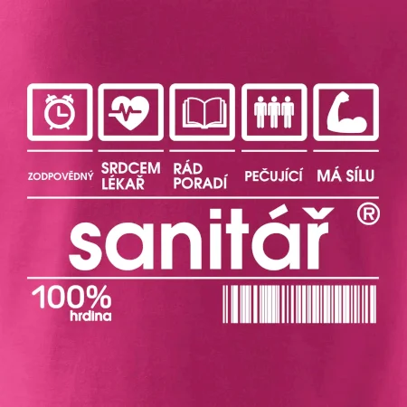 Čárový kód sanitář