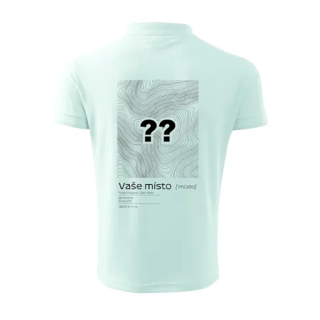 Vaše místo - vrstevnice v obdélníku