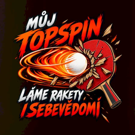 Můj topspin láme rakety i sebevědomí