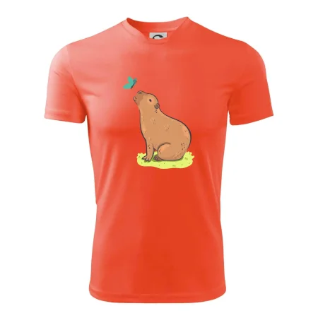 Kapybara a motýlek