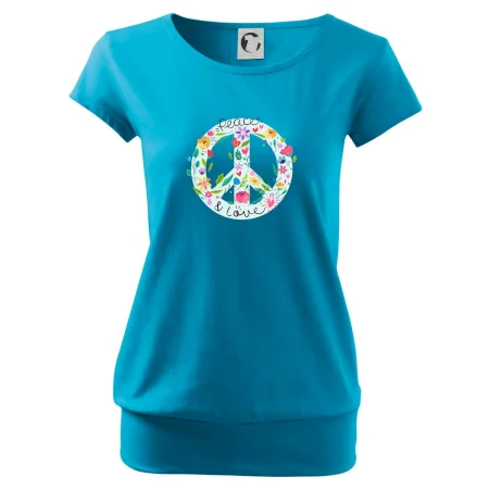 Peace and love symbol