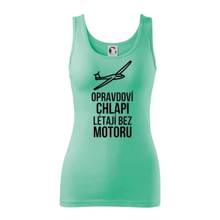 Opravdovi chlapi létají bez motoru