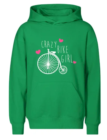 Crazy bike girl