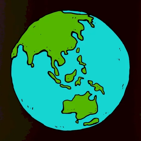 Planeta na prsu - Austrálie