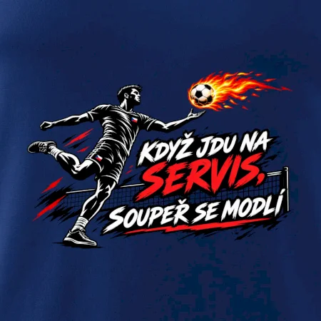 Nohejbalový pekelný servis