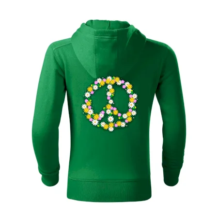 Peace symbol kopretiny