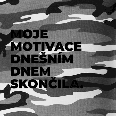 MOJE MOTIVACE DNEŠNÍM DNEM SKONČILA.
