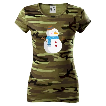 Sněhulák se šálou
