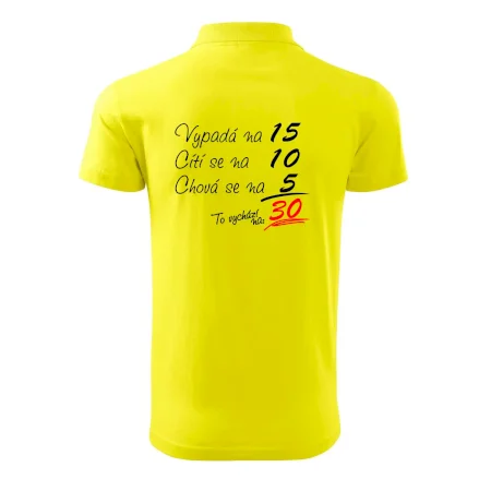Vypadá, cítí se, chová se - 30 let