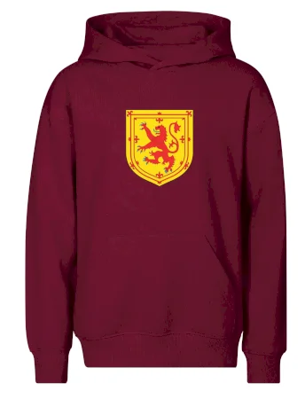 Skotský lev na hrudi