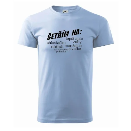 Nápis šetřím na