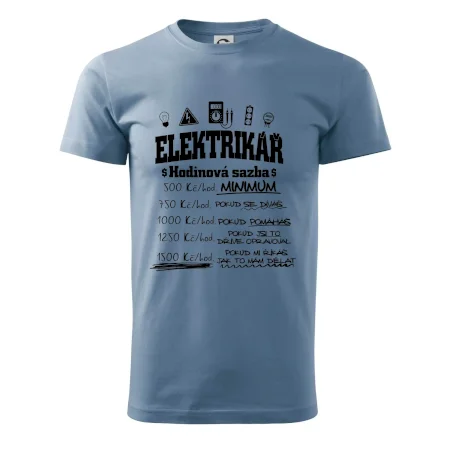 Elektrikář hodinová sazba