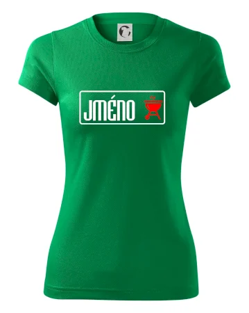Triko na grilování s vlastním jménem