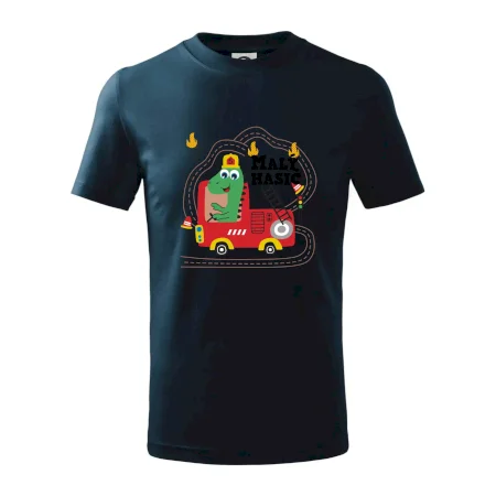 Malý hasič - auto a dinosaurus