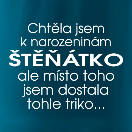 Chtěla jsem dostat k narozeninám štěňátko