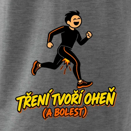 Běžecké tření tvoří oheň