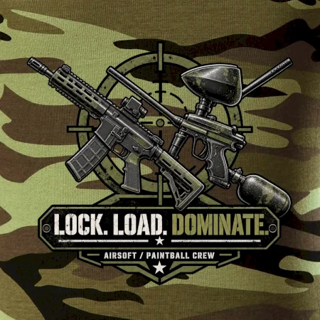 Taktická výzva lock load dominate airsoft