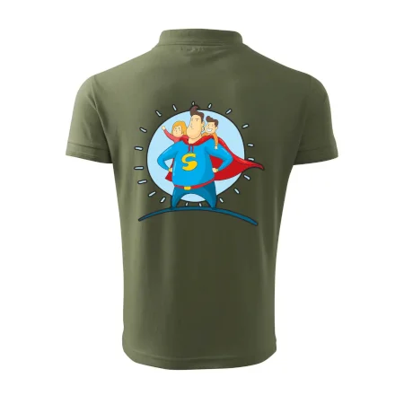 Táta superman - holka a kluk