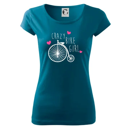 Crazy bike girl