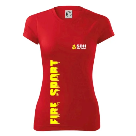 SDH nápis (oheň, firesport, název sboru - vlastní nápis)