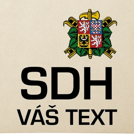 Sbor dobrovolných hasičů - znak bez nápisu + Nápis na zádech