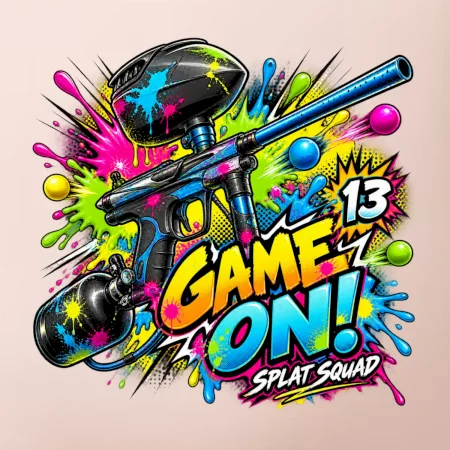 Barevná exploze game on paintball